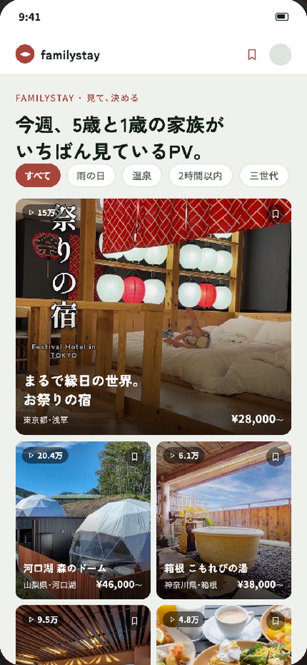 スマホ版のホーム画面